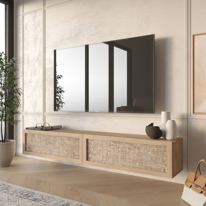 Hanah Home Future - FR8-SJ Soporte de TV en Roble